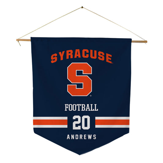 Syracuse - NCAA Football : Rayshon Andrews - Pennant - 18" x 21"-0