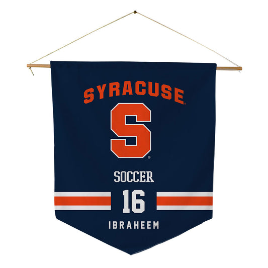 Syracuse - NCAA Men's Soccer : Faris Ibraheem - Pennant - 18" x 21"-0