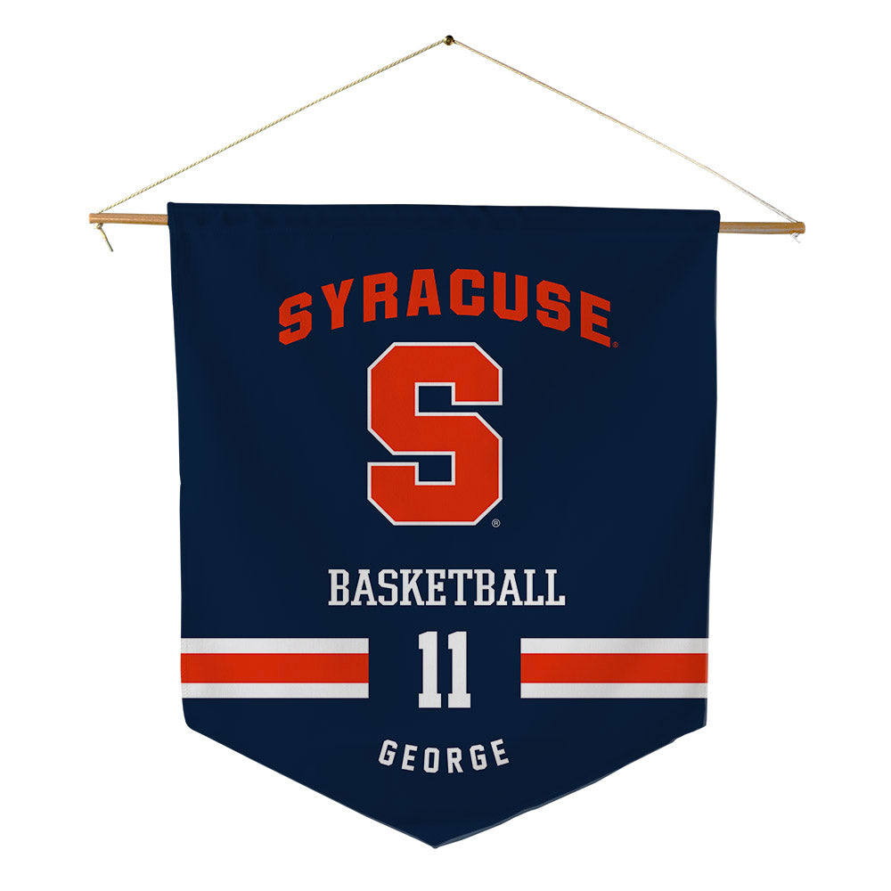 Syracuse - NCAA Men's Basketball : Naithan George - Pennant - 18" x 21"-0