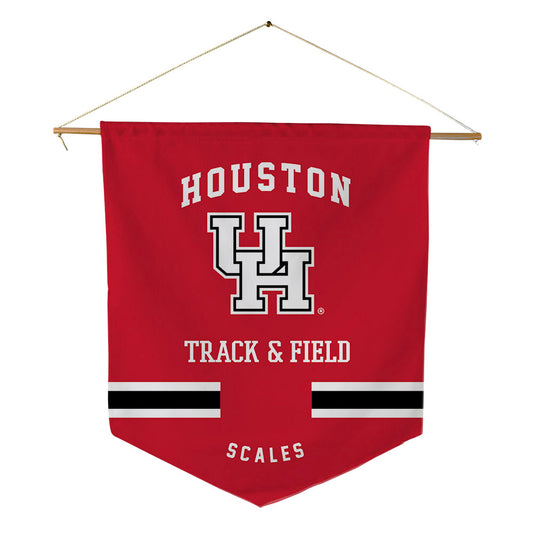 Houston - NCAA Men's Track & Field : King Micah Scales - Pennant - 18" x 21"-0