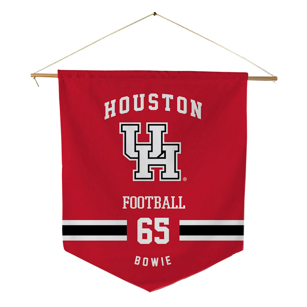 Houston - NCAA Football : Cayden Bowie - Pennant - 18" x 21"-0