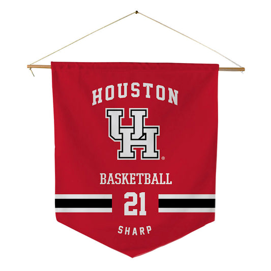 Houston - NCAA Men's Basketball : Emanuel Sharp - Pennant - 18" x 21"-0