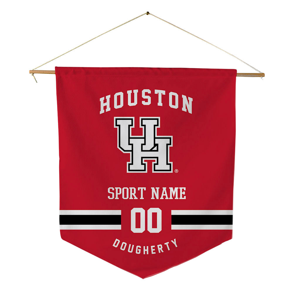Houston - NCAA Football : Liam Dougherty - Pennant - 18" x 21"-0