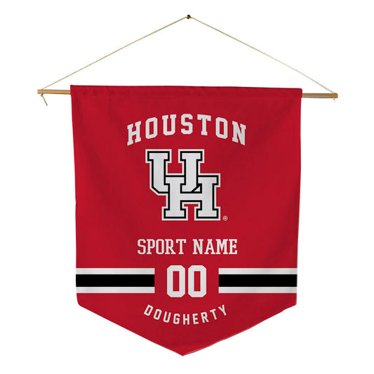 Houston - NCAA Football : Liam Dougherty - Pennant - 18" x 21"-0