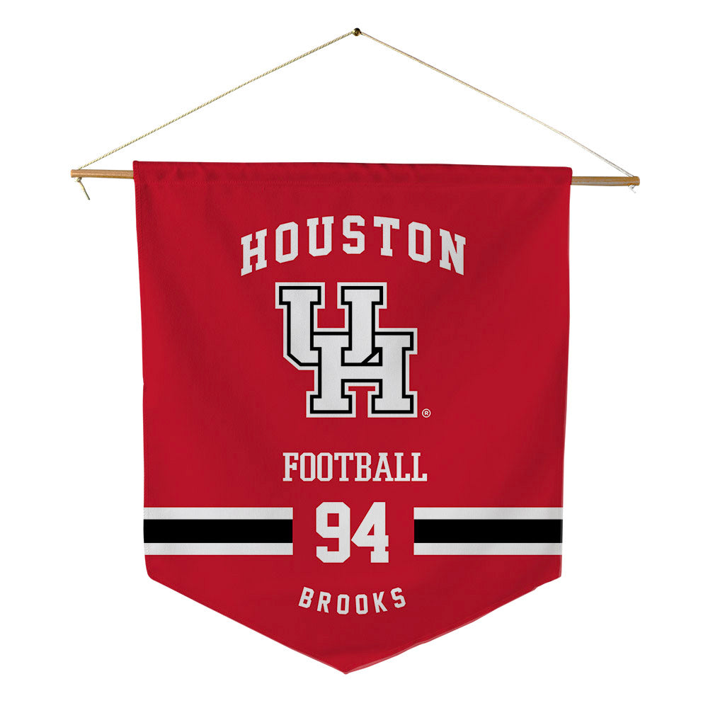 Houston - NCAA Football : Carmello Brooks - Pennant - 18" x 21"-0