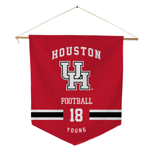 Houston - NCAA Football : Koby Young - Pennant - 18" x 21"-0