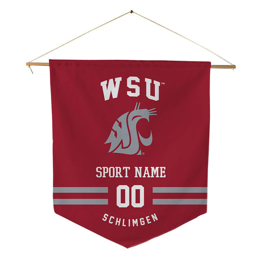 WSU - NCAA Football : Sullivan Schlimgen - Pennant - 18" x 21"-0