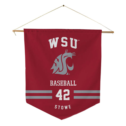WSU - NCAA Baseball : Trevor Stowe - Pennant - 18" x 21"-0