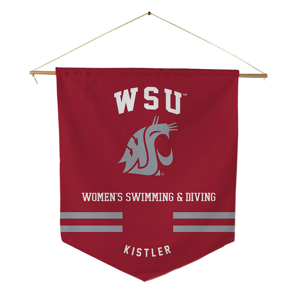 WSU - NCAA Women's Swimming & Diving : Jena Kistler - Pennant - 18" x 21"-0