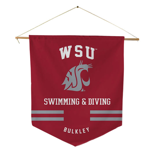 WSU - NCAA Women's Swimming & Diving : Avery Bulkley - Pennant - 18" x 21"-0