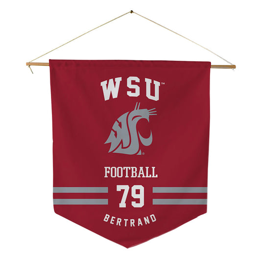 WSU - NCAA Football : Turner Bertrand - Pennant - 18" x 21"-0