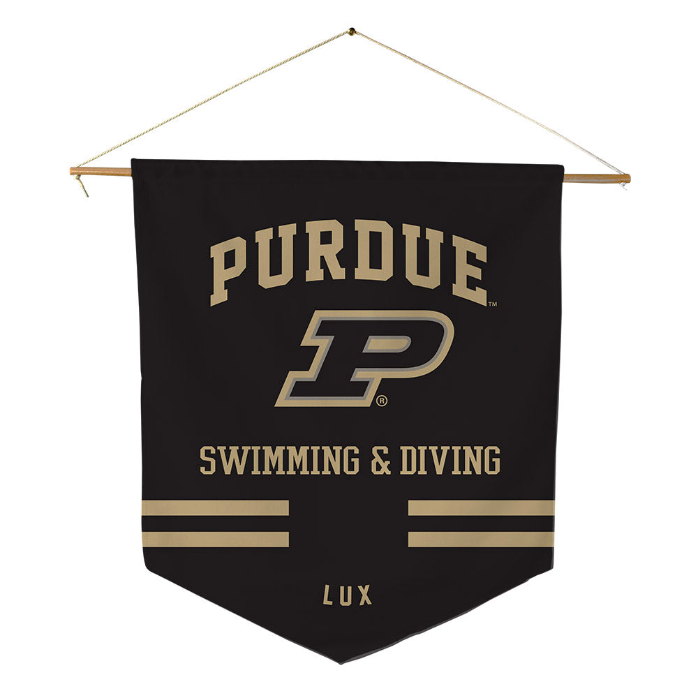 Purdue - NCAA Women's Swimming & Diving : Grace Lux - Pennant - 18" x 21"-0