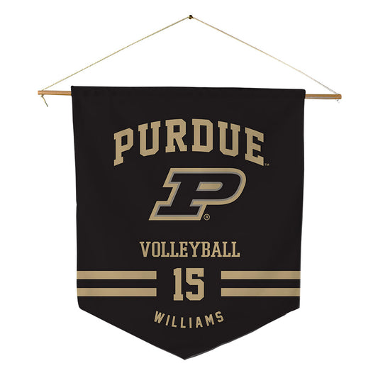 Purdue - NCAA Women's Volleyball : Rachel Williams - Pennant - 18" x 21"-0