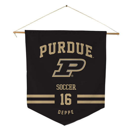 Purdue - NCAA Women's Soccer : Emilia Deppe - Pennant - 18" x 21"-0