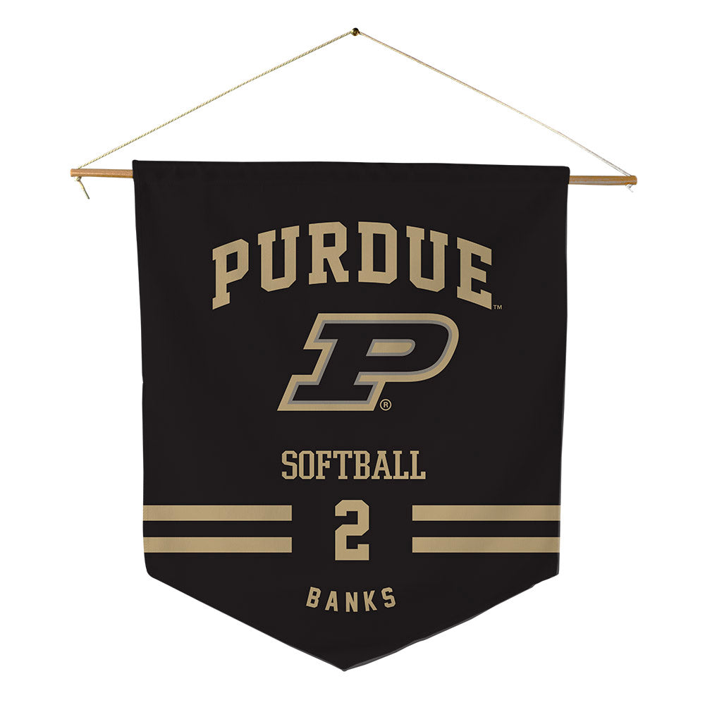 Purdue - NCAA Softball : Khloe Banks - Pennant - 18" x 21"-0