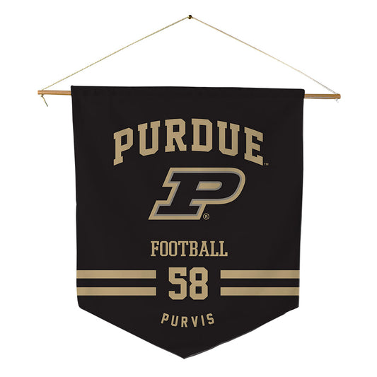 Purdue - NCAA Football : Hank Purvis - Pennant - 18" x 21"-0