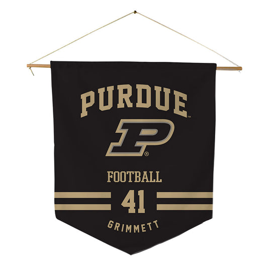 Purdue - NCAA Football : Jon Grimmett - Pennant - 18" x 21"-0