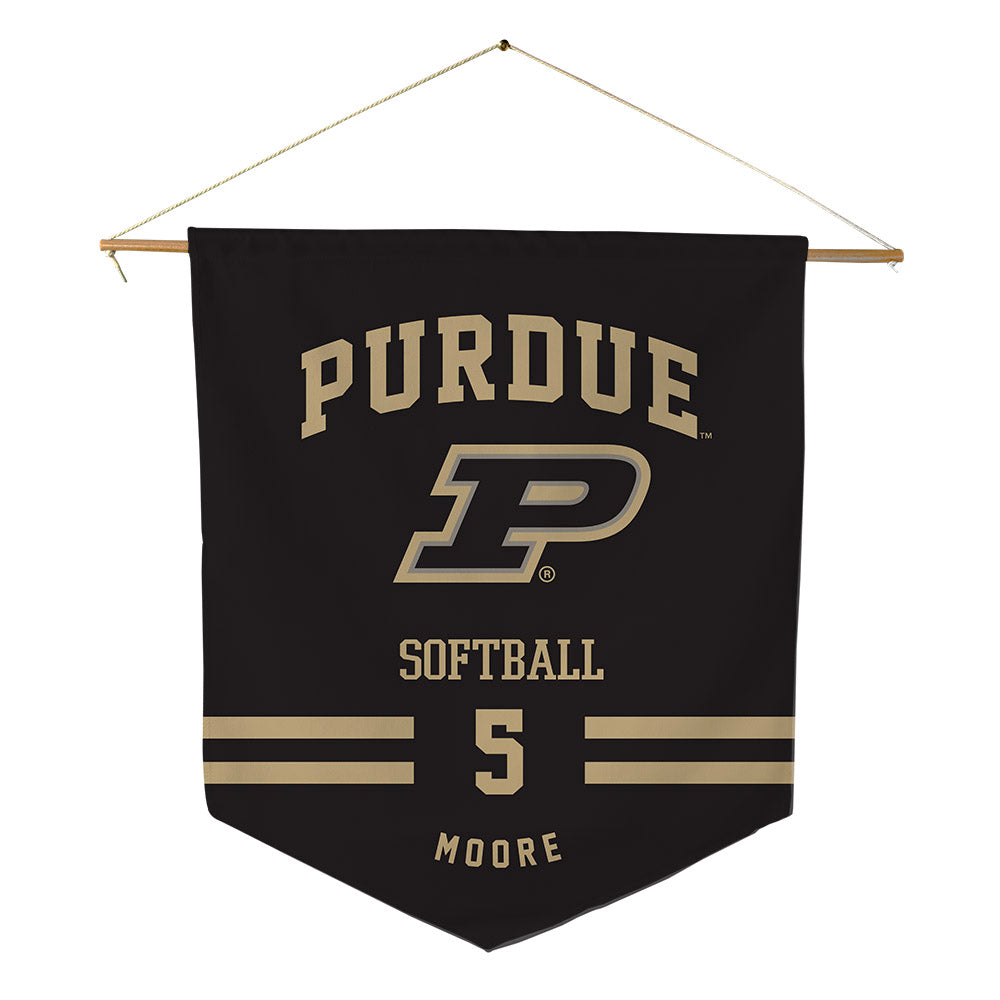Purdue - NCAA Softball : Anna Moore - Pennant - 18" x 21"-0