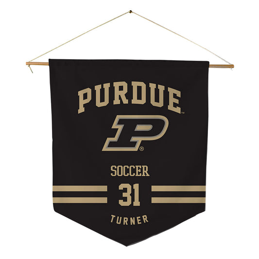 Purdue - NCAA Women's Soccer : Allyssa Turner - Pennant - 18" x 21"-0