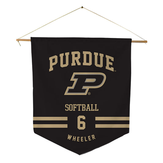 Purdue - NCAA Softball : Mallory Wheeler - Pennant - 18" x 21"-0