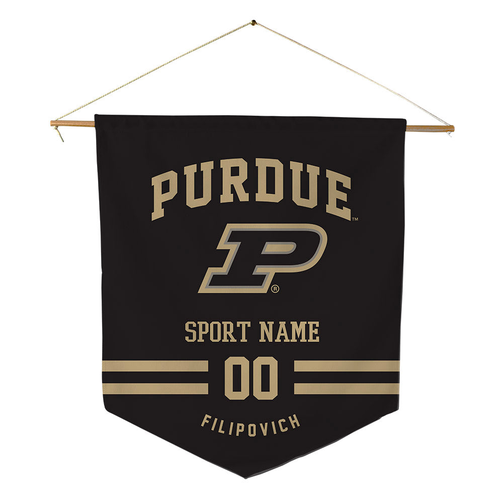 Purdue - NCAA Wrestling : Hayden Filipovich - Pennant - 18" x 21"-0