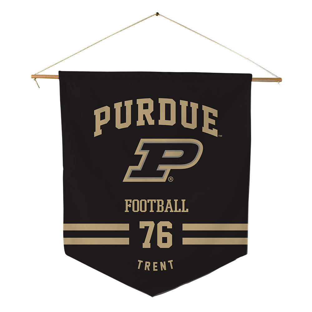 Purdue - NCAA Football : Ethan Trent - Pennant - 18" x 21"-0