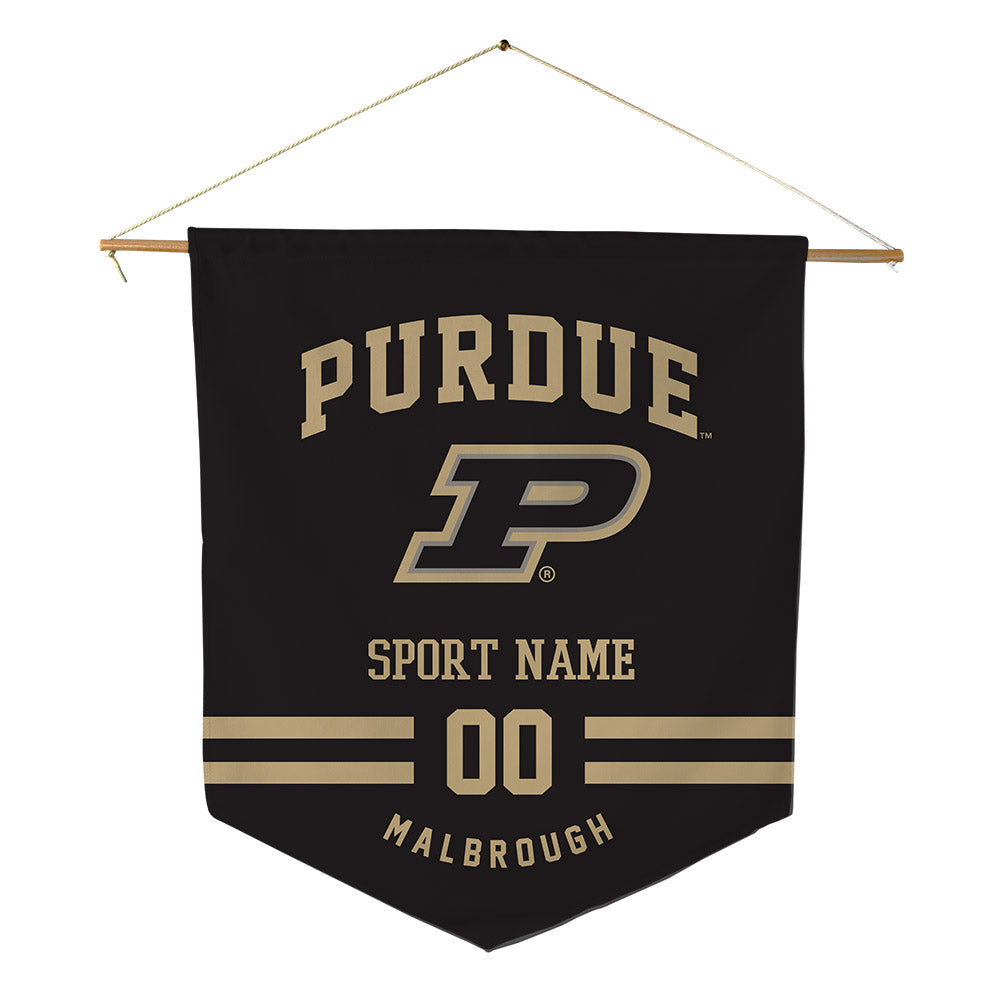 Purdue - NCAA Baseball : Quincy Malbrough - Pennant - 18" x 21"-0