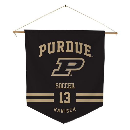 Purdue - NCAA Women's Soccer : bianca hanisch - Pennant - 18" x 21"-0