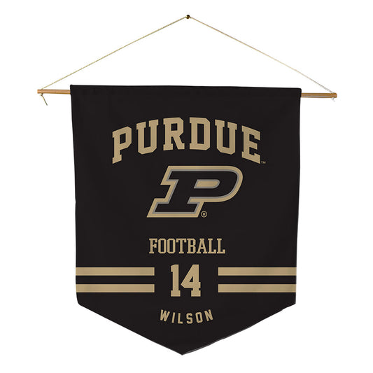 Purdue - NCAA Football : Jacob Wilson - Pennant - 18" x 21"-0