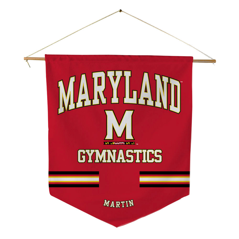 Maryland - NCAA Women's Gymnastics : Natalie Martin - Pennant - 18" x 21"-0