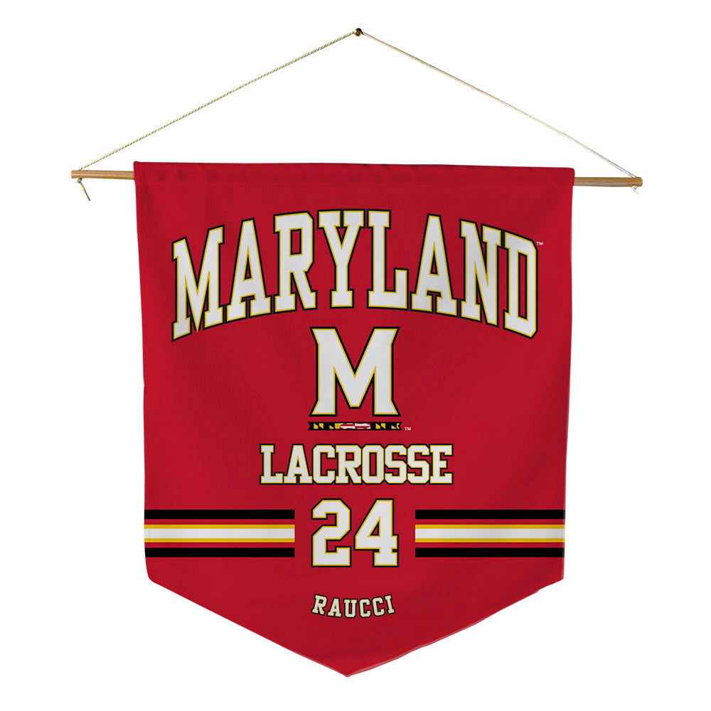 Maryland - NCAA Women's Lacrosse : Mia Raucci - Pennant - 18" x 21"-0