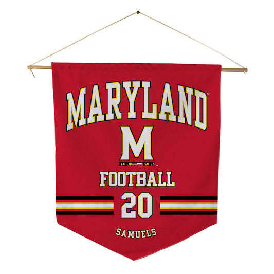 Maryland - NCAA Football : DJ Samuels - Pennant - 18" x 21"-0