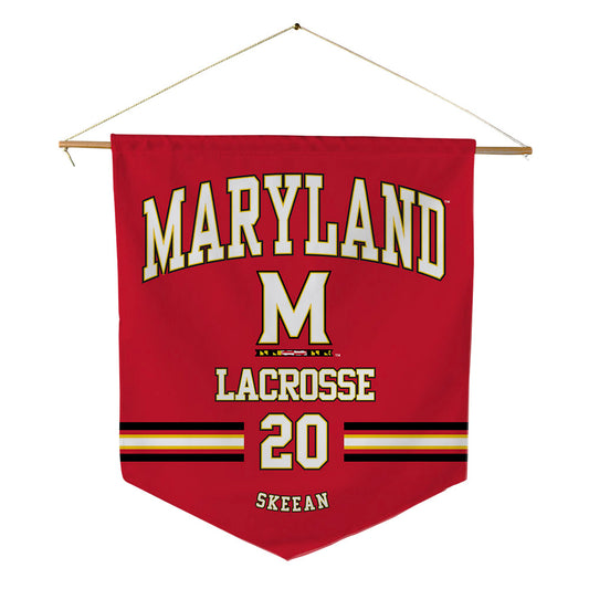 Maryland - NCAA Men's Lacrosse : Oliver Skeean - Pennant - 18" x 21"-0