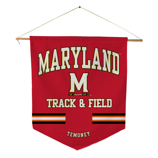 Maryland - NCAA Men's Track & Field : Reece Temoney - Pennant - 18" x 21"-0