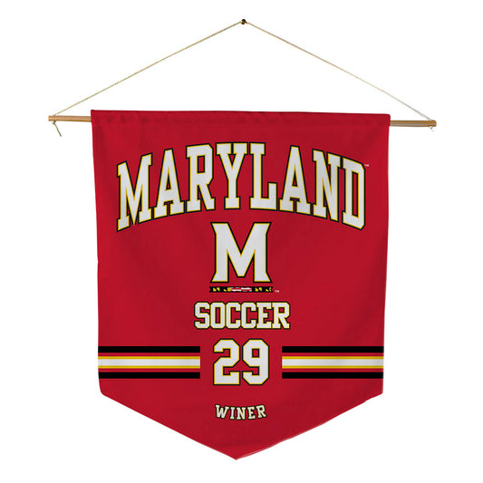 Maryland - NCAA Women's Soccer : Samantha Winer - Pennant - 18" x 21"-0