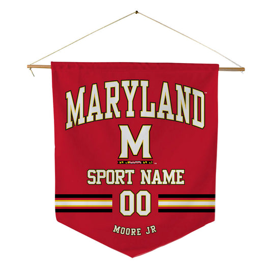 Maryland - NCAA Football : Edwin Moore Jr - Pennant - 18" x 21"-0