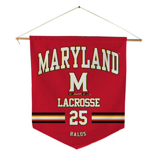 Maryland - NCAA Women's Lacrosse : Sophie Halus - Pennant - 18" x 21"-0