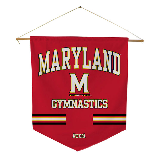 Maryland - NCAA Women's Gymnastics : Taylor Rech - Pennant - 18" x 21"-0