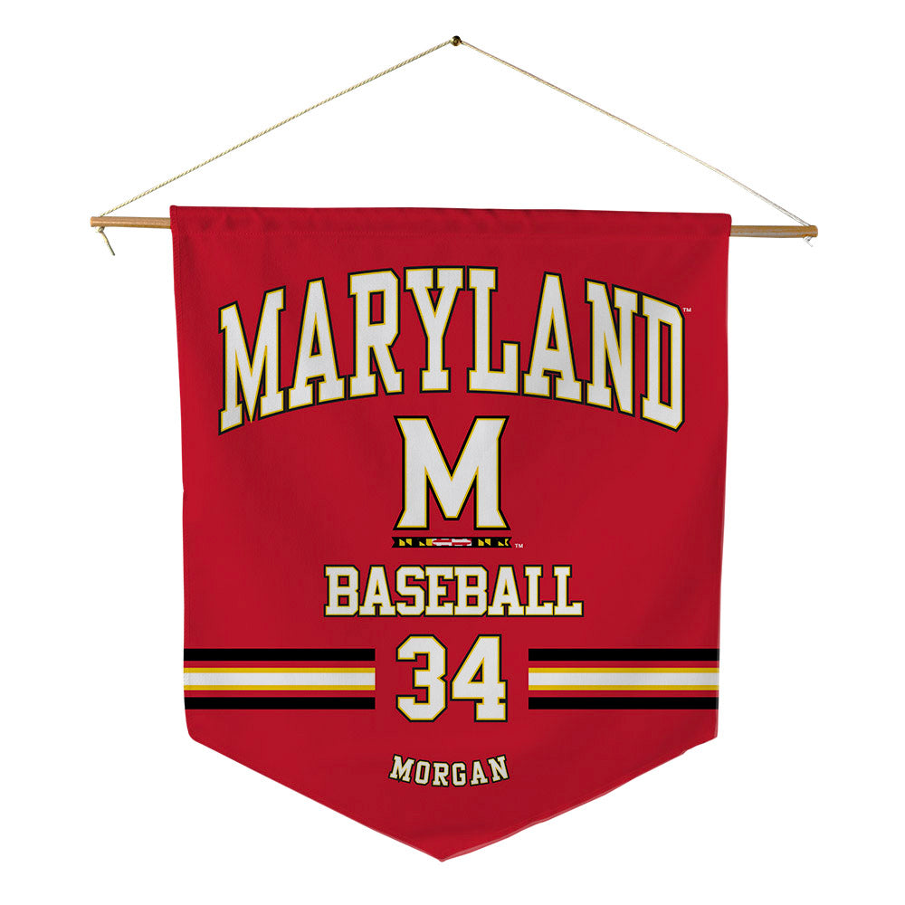 Maryland - NCAA Baseball : Jake Morgan - Pennant - 18" x 21"-0