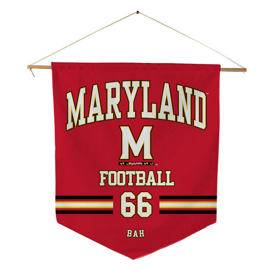 Maryland - NCAA Football : Aliou Bah - Pennant - 18" x 21"-0