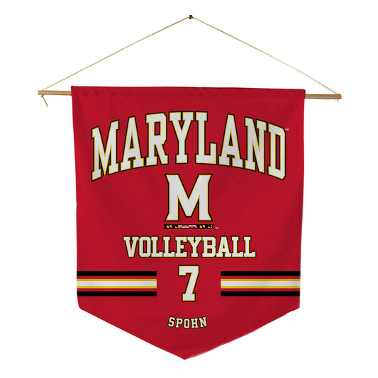 Maryland - NCAA Women's Volleyball : Jonna Spohn - Pennant - 18" x 21"-0