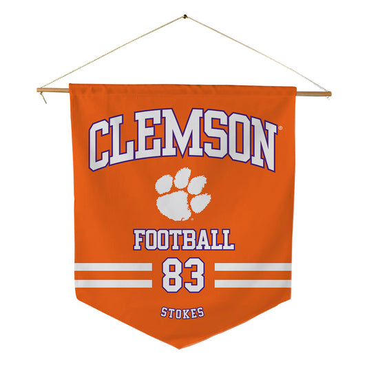 Clemson - NCAA Football : Ethan Stokes - Pennant - 18" x 21"-0