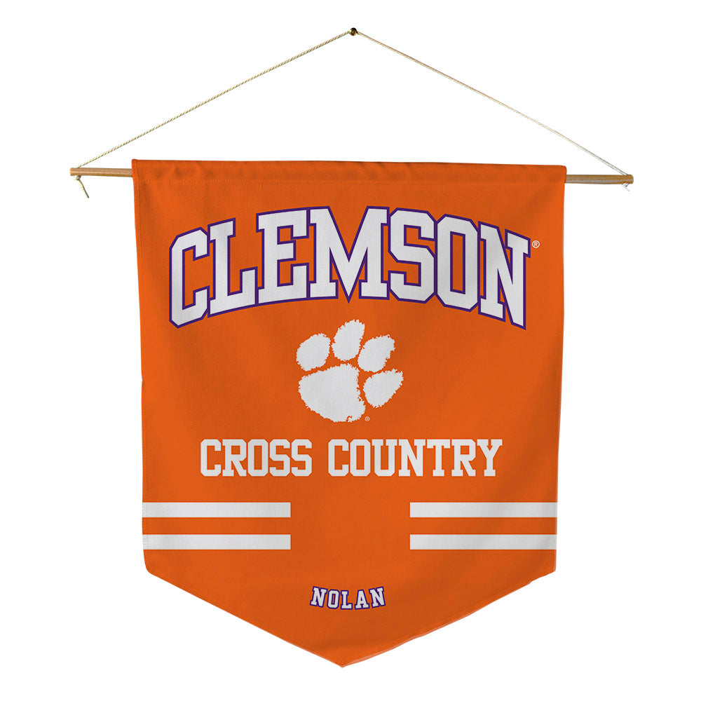 Clemson - NCAA Men's Cross Country : Dylan Nolan - Pennant - 18" x 21"-0