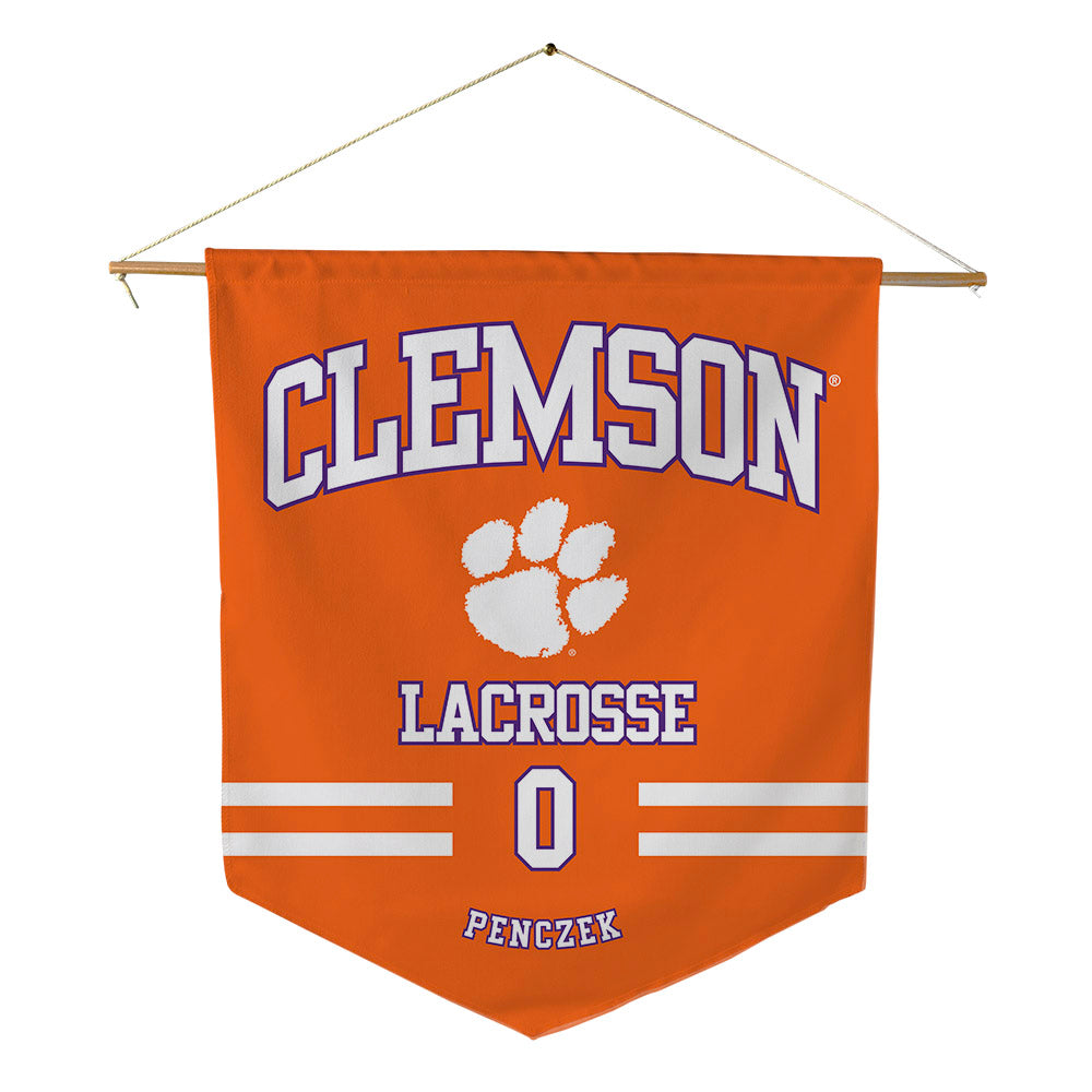 Clemson - NCAA Women's Lacrosse : Emma Penczek - Pennant - 18" x 21"-0