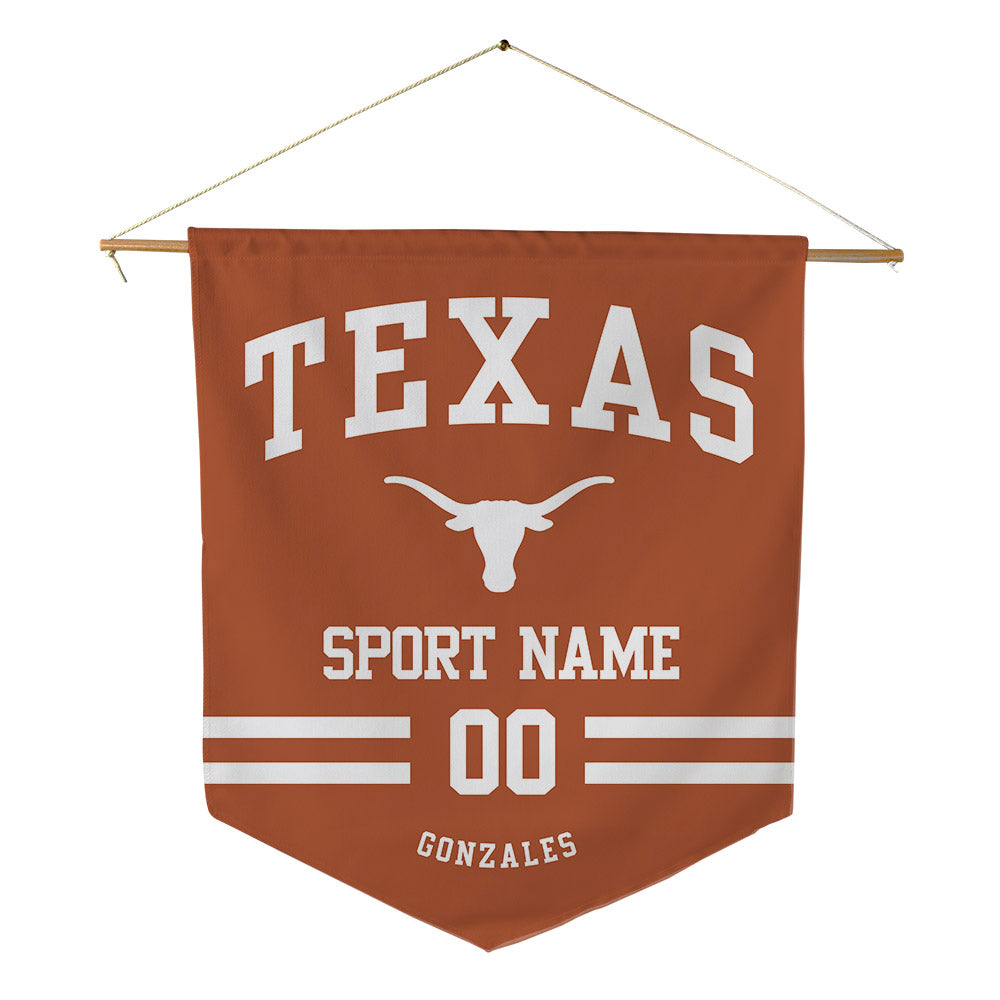 Texas - NCAA Softball : Brenlee Gonzales - Pennant - 18" x 21"-0