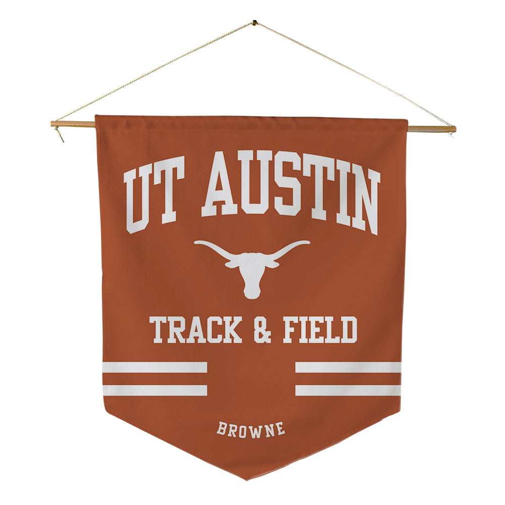 Texas - NCAA Women's Track & Field : Mackenize Browne - Pennant - 18" x 21"-0