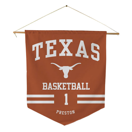 Texas - NCAA Women's Basketball : Bryanna Preston - Pennant - 18" x 21"-0