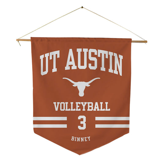 Texas - NCAA Women's Volleyball : Rella Binney - Pennant - 18" x 21"-0