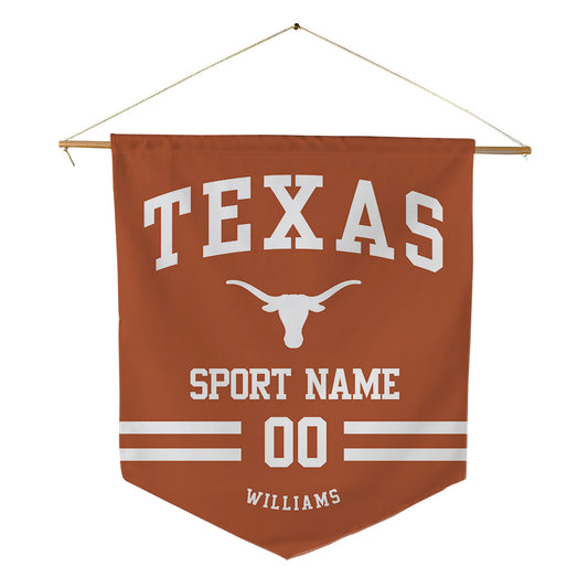 Texas - NCAA Baseball : Jonah Williams - Pennant - 18" x 21"-0