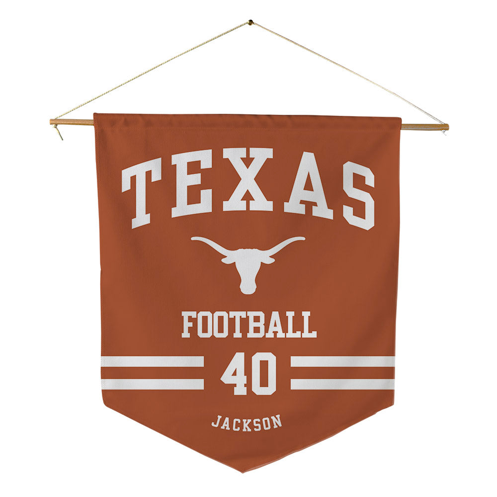 Texas - NCAA Football : Lance Jackson - Pennant - 18" x 21"-0